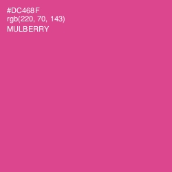#DC468F - Mulberry Color Image