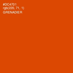 #DC4701 - Grenadier Color Image