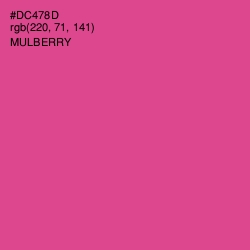 #DC478D - Mulberry Color Image