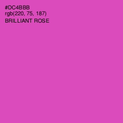 #DC4BBB - Brilliant Rose Color Image