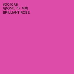 #DC4CA8 - Brilliant Rose Color Image