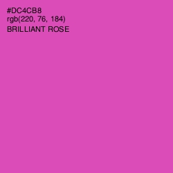 #DC4CB8 - Brilliant Rose Color Image