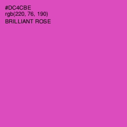 #DC4CBE - Brilliant Rose Color Image