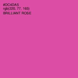 #DC4DA5 - Brilliant Rose Color Image