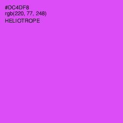 #DC4DF8 - Heliotrope Color Image