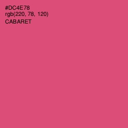 #DC4E78 - Cabaret Color Image