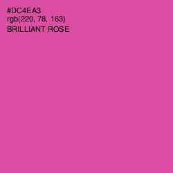 #DC4EA3 - Brilliant Rose Color Image