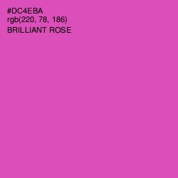 #DC4EBA - Brilliant Rose Color Image