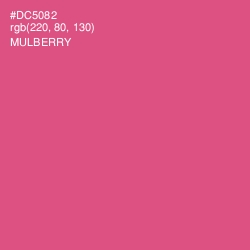 #DC5082 - Mulberry Color Image