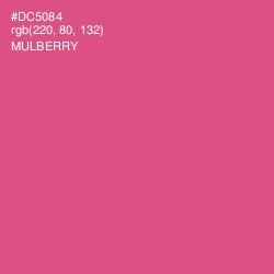 #DC5084 - Mulberry Color Image