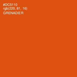 #DC5110 - Grenadier Color Image