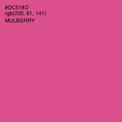 #DC518D - Mulberry Color Image