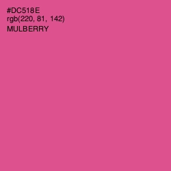 #DC518E - Mulberry Color Image