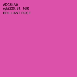 #DC51A9 - Brilliant Rose Color Image