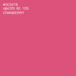 #DC527B - Cranberry Color Image