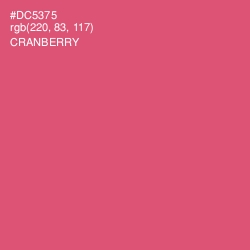 #DC5375 - Cranberry Color Image