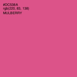 #DC538A - Mulberry Color Image