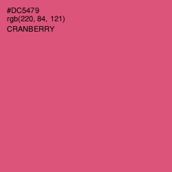 #DC5479 - Cranberry Color Image