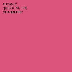 #DC557C - Cranberry Color Image