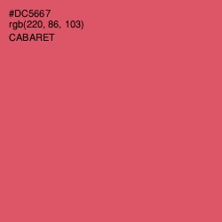 #DC5667 - Cabaret Color Image