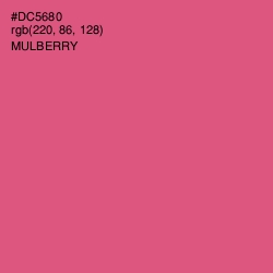 #DC5680 - Mulberry Color Image