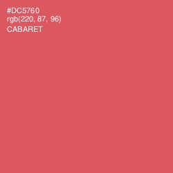 #DC5760 - Cabaret Color Image