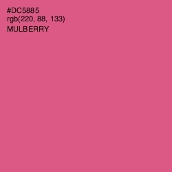 #DC5885 - Mulberry Color Image