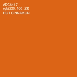 #DC6417 - Hot Cinnamon Color Image