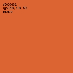 #DC6432 - Piper Color Image