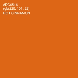 #DC6516 - Hot Cinnamon Color Image