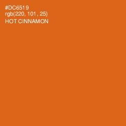 #DC6519 - Hot Cinnamon Color Image