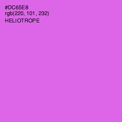 #DC65E8 - Heliotrope Color Image