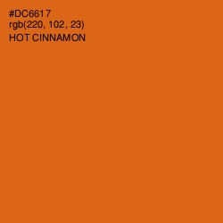 #DC6617 - Hot Cinnamon Color Image