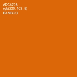 #DC6708 - Bamboo Color Image