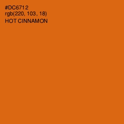 #DC6712 - Hot Cinnamon Color Image