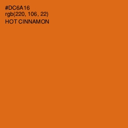 #DC6A16 - Hot Cinnamon Color Image