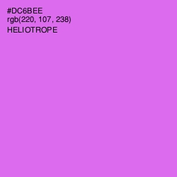 #DC6BEE - Heliotrope Color Image