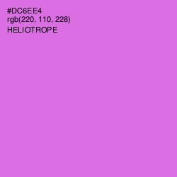 #DC6EE4 - Heliotrope Color Image