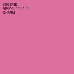 #DC6F9D - Charm Color Image