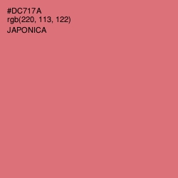 #DC717A - Japonica Color Image