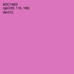 #DC74BD - Hopbush Color Image