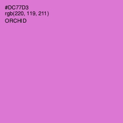 #DC77D3 - Orchid Color Image