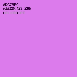 #DC7BEC - Heliotrope Color Image