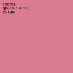#DC7C91 - Charm Color Image