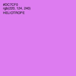 #DC7CF0 - Heliotrope Color Image