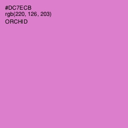 #DC7ECB - Orchid Color Image
