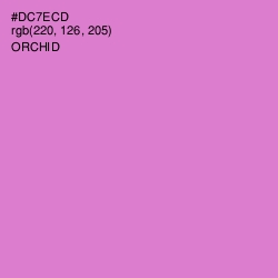 #DC7ECD - Orchid Color Image