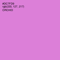 #DC7FD9 - Orchid Color Image