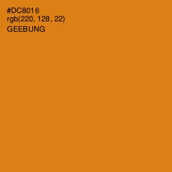 #DC8016 - Geebung Color Image