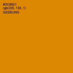 #DC8501 - Geebung Color Image